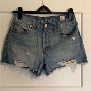 Free People Jean Shorts size 27